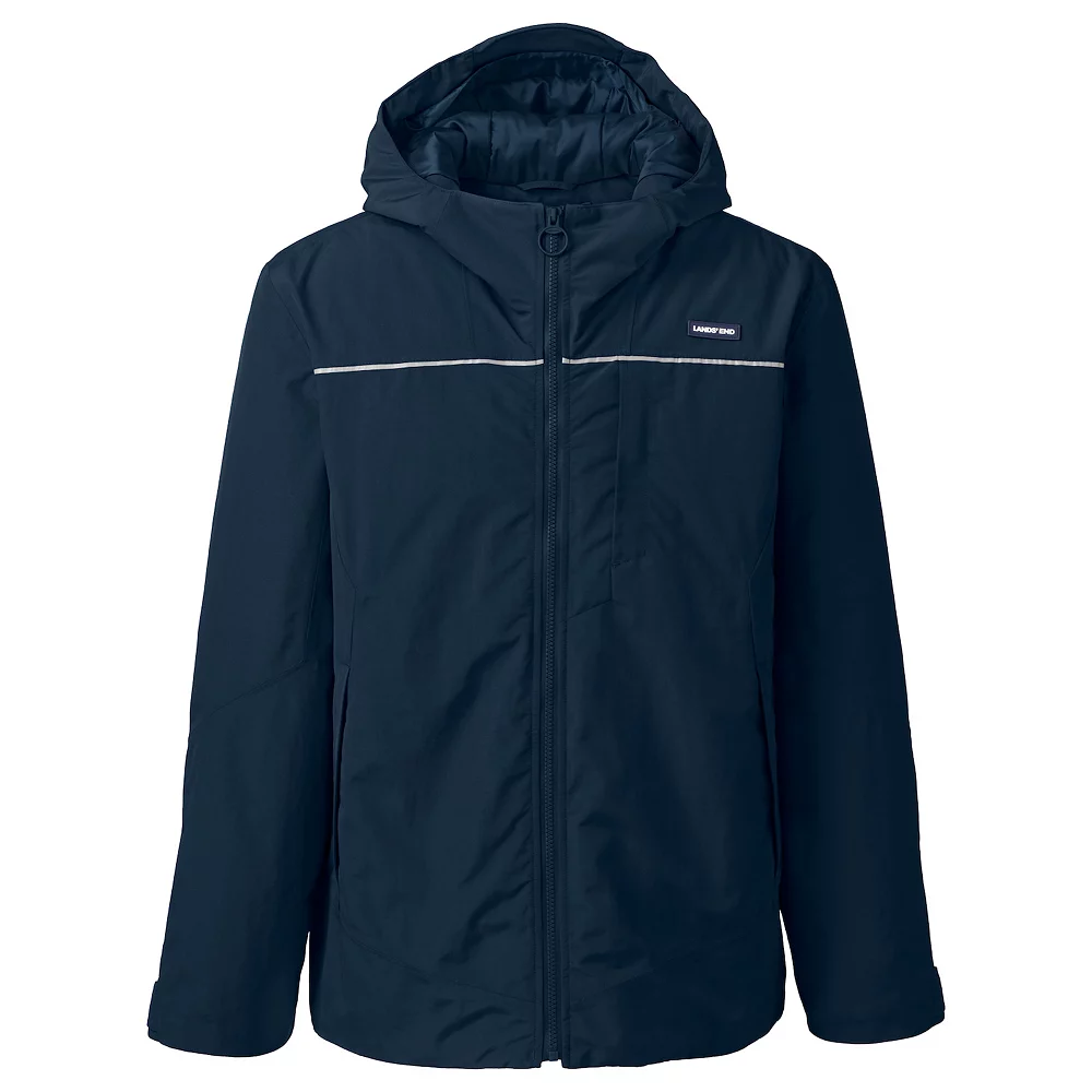 Men's Lands' End Squall Hooded Winter Jacket - Image 3