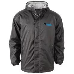 Men's Dunbrooke Black Carolina Panthers Logo Legacy Stadium Full-Zip Jacket