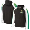 Men's Mitchell & Ness Black Milwaukee Bucks Hardwood Classics Anorak Half-Zip Pullover Hoodie Windbreaker Jacket