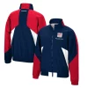 Men's Mitchell & Ness Navy New England Revolution Since '96 Full-Zip Windbreaker Jacket