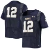Men's Under Armour #12 Navy Navy Midshipmen Team Premier Football Jersey