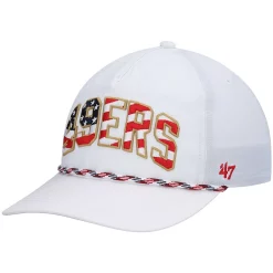 Men's '47 White San Francisco 49ers Hitch Stars and Stripes Trucker Adjustable Hat