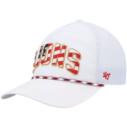 Men's '47 White Detroit Lions Hitch Stars and Stripes Trucker Adjustable Hat